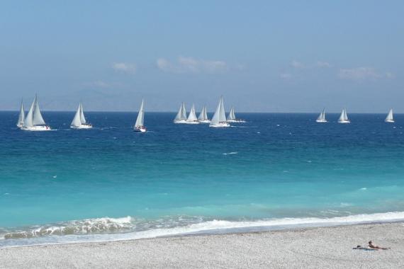 'Global MBA Trophy Yacht Race, off Ixia Beach - Rhodes, 30 April 2011' - Родос